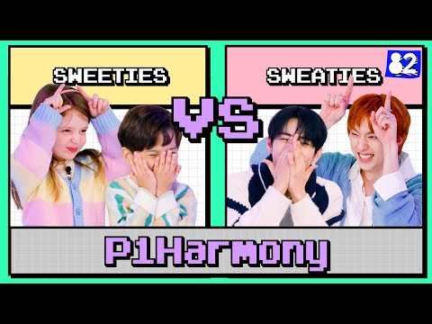 (CC) P1Harmony does a cute-off with kids💕ㅣCOPY&PASTEㅣSEVENTEEN, Stray Kids, LE SSERAFIM, NMIXX