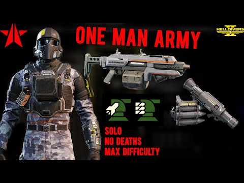 HELLDIVERS 2: WANT TO KILL EVERYTHING? BRING THIS! (SOLO MAX DIFFICULTY ALL CLEAR NO DEATHS) 