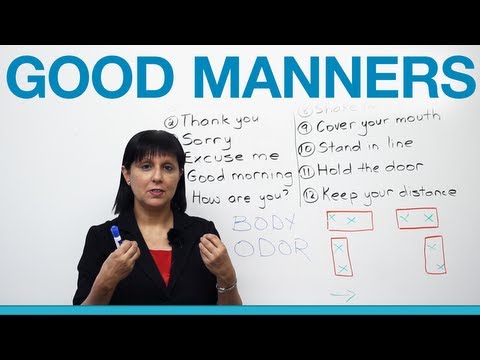 Good Manners: What to Say and Do (Polite English)