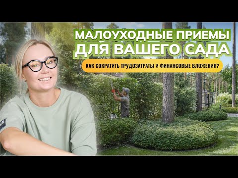 Малоуходные приемы для вашего сада. Как сократить трудозатраты и финансовые вложения?