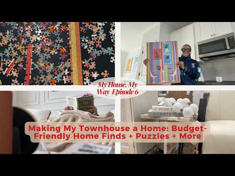 My House My Way Ep 6: Puzzles as Art + Kirklands is Closing + Decor Hauls + More Townhouse Decor