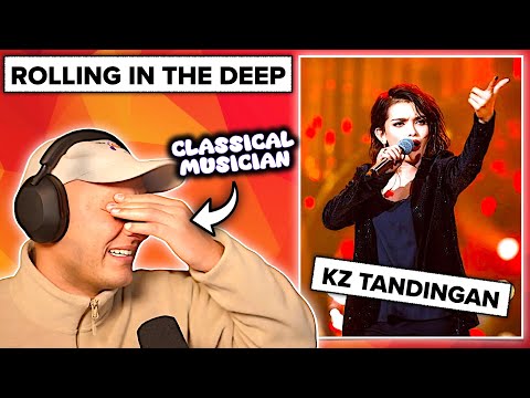First time hearing KZ Tandingan "Rolling In The Deep", Singer 2018 | (Reaction & Analysis)