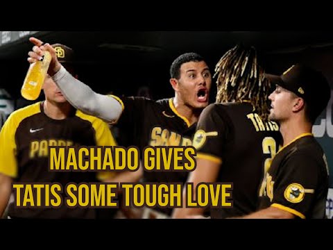 Machado screams at Tatís in the dugout, a breakdown
