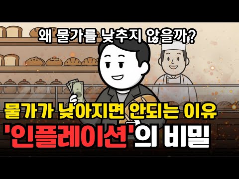 물가가 절대 떨어지지 않는 이유, 인플레이션의 비밀 | 경제 애니메이션