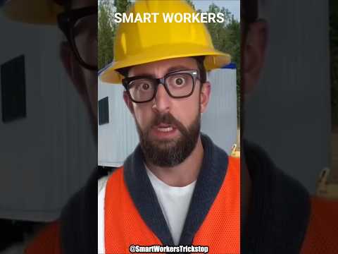 Smart Workers Tricks | Hard Tips #2 #shorts #shortvideo #construction #adamrose #job #smart