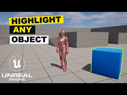 How To Hightlight Any Object With An Outline Unreal Engine 5 Tutorial
