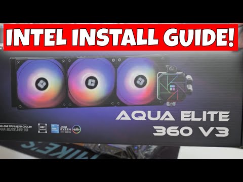 How To Install Thermalright Aqua Elite V3 AIO Intel LGA1700 LGA1851