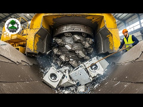 Extreme Dangerous Wood Chipper & Shredder Demolitions: Crushing Everything in Sight! #57
