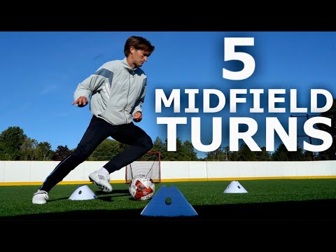 5 Turns Every Midfielder Should Master | Step By Step Tutorial For Footballers