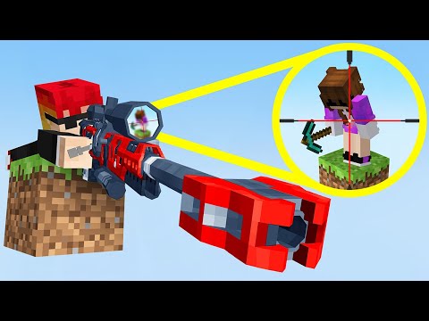 I Added Guns To Minecraft One Block