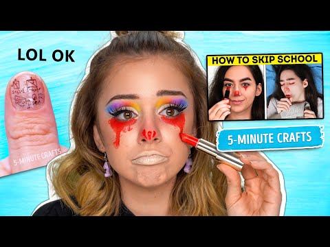 Testing BACK TO SCHOOL DIY HACKS from Tik Tok and 5 Minute Crafts