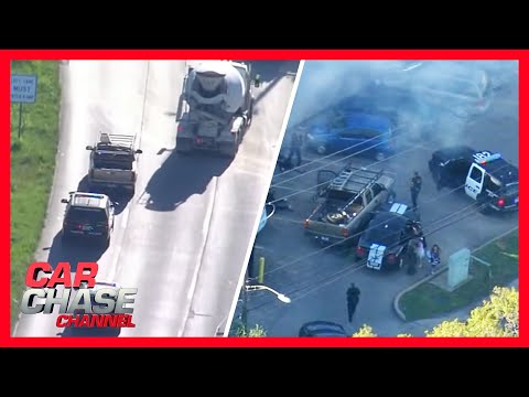 Police chase chase ends when driver crashes into family in Dodge Charger | Police Chase Channel
