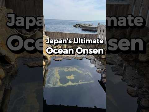 Japan's Ultimate Ocean Onsen♨️🌊 #shorts