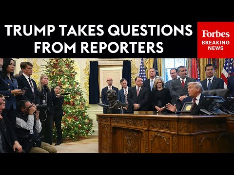 BREAKING NEWS: Trump Takes Questions About Boat Strikes, Somalians, Ukraine, Henry Cuellar, And More