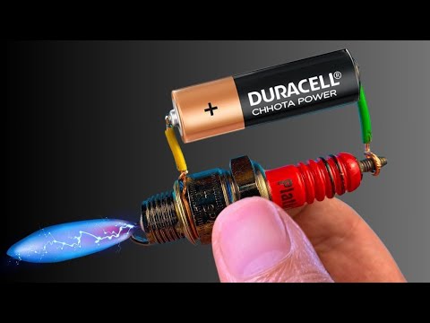 8 ways to make a welding machine using spark plugs and 12V batteries! Very helpful