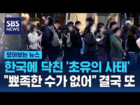 "IMF 때 추월" 원화 뚝뚝…결국 '국민들 노후'로 버틴다 / SBS / 모아보는 뉴스