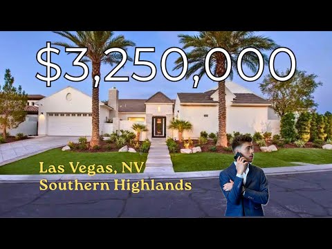 Inside a $3.25M Remodeled Single Story Dream Home in Southern Highlands | Luxury Las Vegas Home
