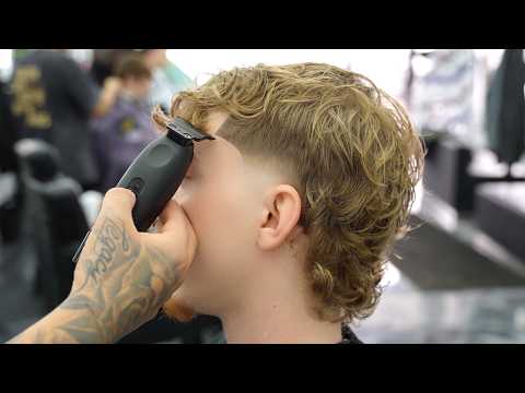 Giving A Tapered Mullet To A Client in 34 Mins