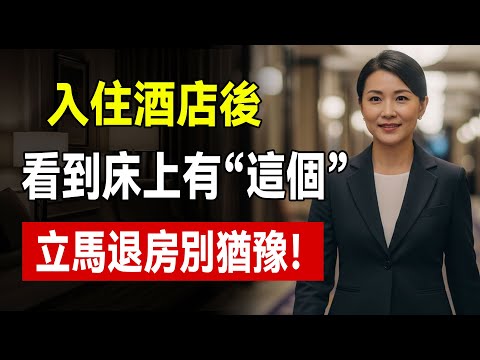 別再傻傻睡酒店了！20年經理冒死揭秘：進房先做“這3件事”，否則健康隱私全不保，後悔都來不及！