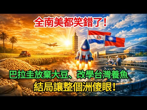 全南美都在笑？鄰國靠賣大豆賺千億，巴拉圭卻跟台灣學“養魚”？結局曝光，所有人都傻眼了！
