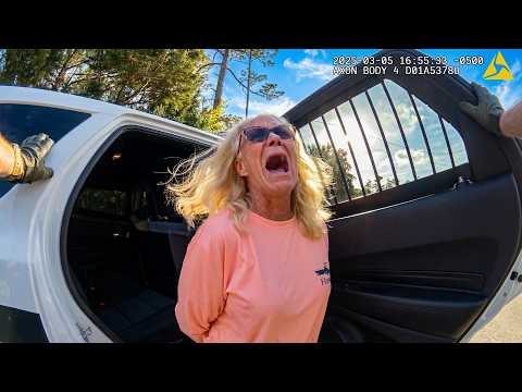 70 yo Karen Break No Contact Order And Go Crazy During Arrest