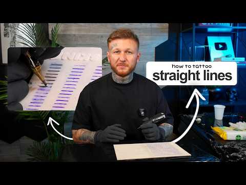 How to Tattoo a PERFECT Straight Line EVERY Time! (2024)