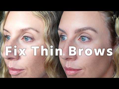4 Ways to INSTANTLY Transform Thin Sparse Eyebrows