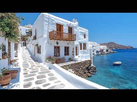 Mykonos, Greece 🇬🇷 | Summer 2025 - 4K HDR Walking Tour