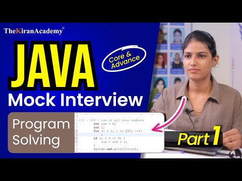 Java Interview Questions | Java Program Solving | Core & Advance Java | Part 1