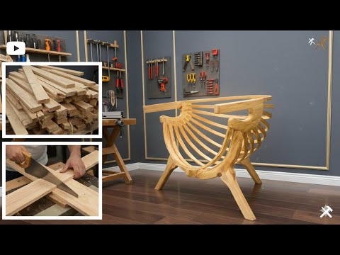 From Simple Wooden Slats to a Stunning Relax Chair — The Transformation Is Mesmerizing!