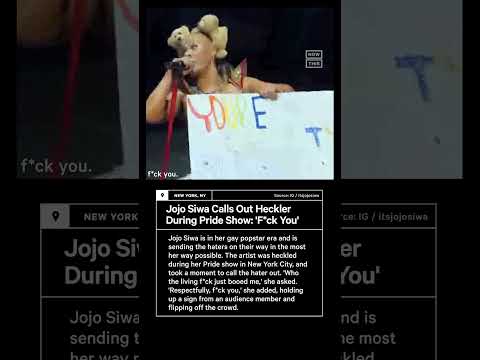 Jojo Siwa Calls Out Heckler During NYC Pride Show