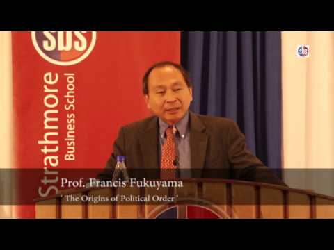 Lecture: The Origins of Political Order by Prof Francis Fukuyama