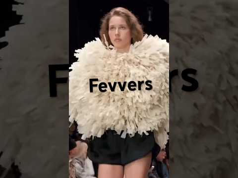 What do you think of “fevvers”? I don’t love the name but I LOVE the concept #fashionweek #fashion