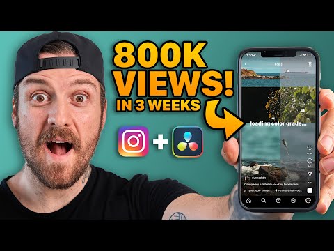 800K+ Views In The FIRST 3 WEEKS! How I Made This Instagram Reel With Davinci Resolve.