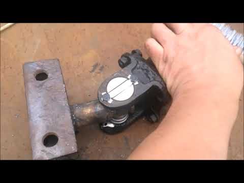 СЦЕПКА ДЛЯ ПРИЦЕПА МОТОБЛОКА НА ПОДШИПНИКАХ  С УВЕЛИЧЕННЫМ УГЛОМ ПОВОРОТА