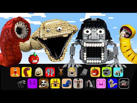 Lego Horror Giant Creatures Escape: 67 Kid, Slide Eater, Sandworm,...  All Collection Ending