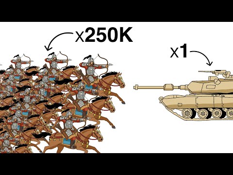 What if a Modern Tank Fought the Mongol Army?