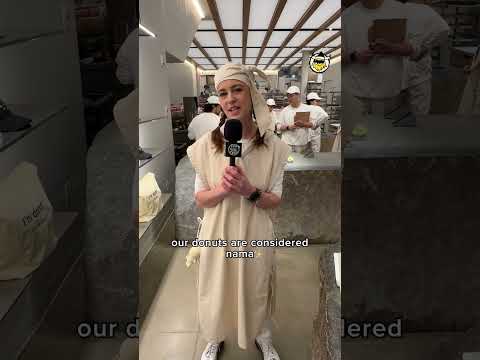 This donut is filled with... SCRAMBLED EGGS?!!!