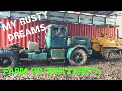 1957 AUTOCAR Truck restoration update, and a peek at my junk!