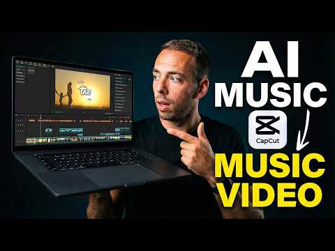 Turn Your AI Song Into A Music Video [Lyrics Video using CapCut]