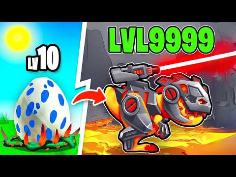 Evolving BABY to GOD DINOSAUR in Dino Bash!