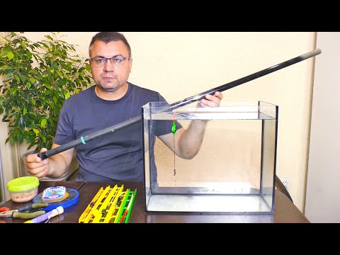 How to set the depth on a float rod? A simple way to set the depth of a fishing rod.