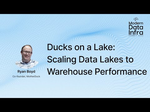 Ducks on a Lake: Scaling Data Lakes to Warehouse Performance