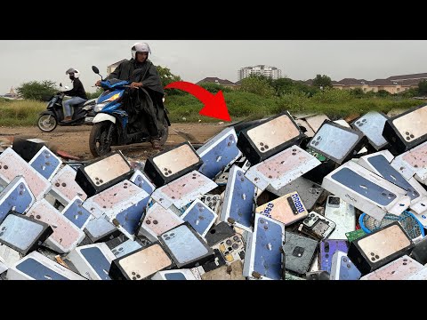 Cool Day😍 !! Found Abandoned Phone From Trash in City !! Restore Huawei P20 Pro Cracked