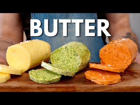 HOMEMADE BUTTER - in under 10 Minutes!