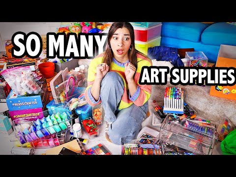 Decluttering My Art Room Pt. 1: Art Supplies