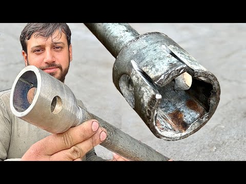 How I Replaced a Hydraulic Rod Using an Axle 🛠️ Budget Repair From Scrap to Solution