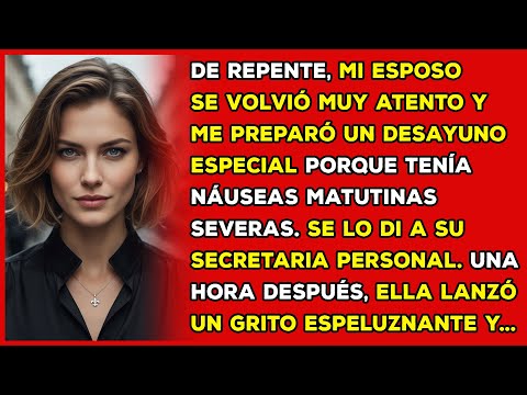 Mi esposo me preparó un desayuno especial, pero tuve un mal presentimiento y se lo di a...