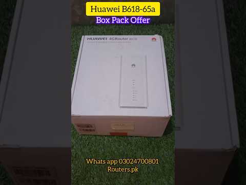 Huawei B618 Box Pack Offer: All sim working, dual Band wifi box pack 4G+ router offer