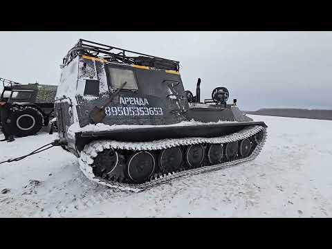 MTLB FELL INTO THE SWAMP!!! Trampling winter roads through the swamps!!!